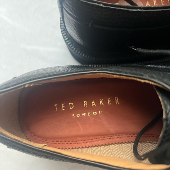 Ted Baker Textured Black Leather Oxfords, Size 8, NWOT main image 12